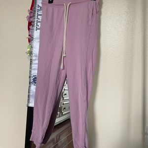 Pink joggers